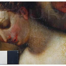Restauracion pintura coronacion virgen