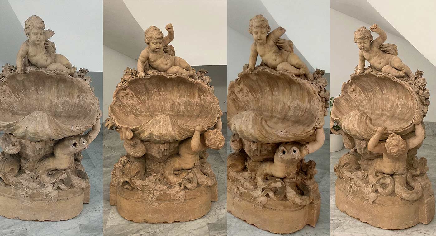 Restauración de escultura de terracota con escaner e impresión 3D