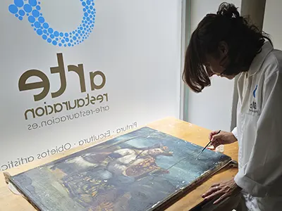 Tratamiento de conservación y restauración de una obra de arte
